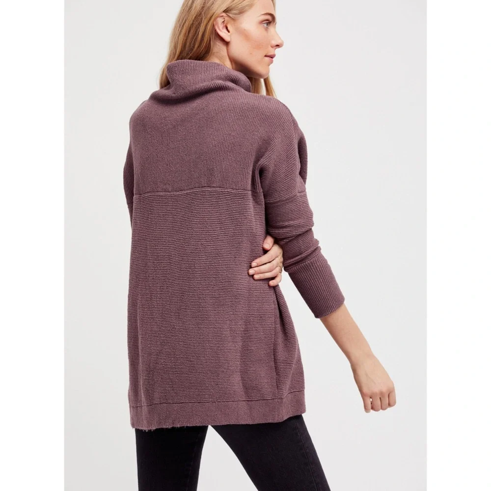Free People Ottoman Slouchy Tunic Nutmeg M - Picture 12 of 15
